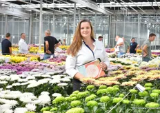 Lejla Begovic, Global Sales and Marketing Manager at Deliflor, as always, along with colleagues, were on hand for all customers this Flowertrails.